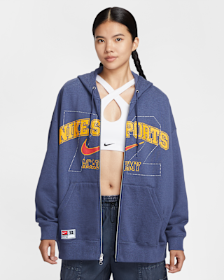 ナイキ　オーバーサイズ　フルジップパーカー NIKE公式】ナイキ スポーツウェア ウィメンズ オーバーサイズド